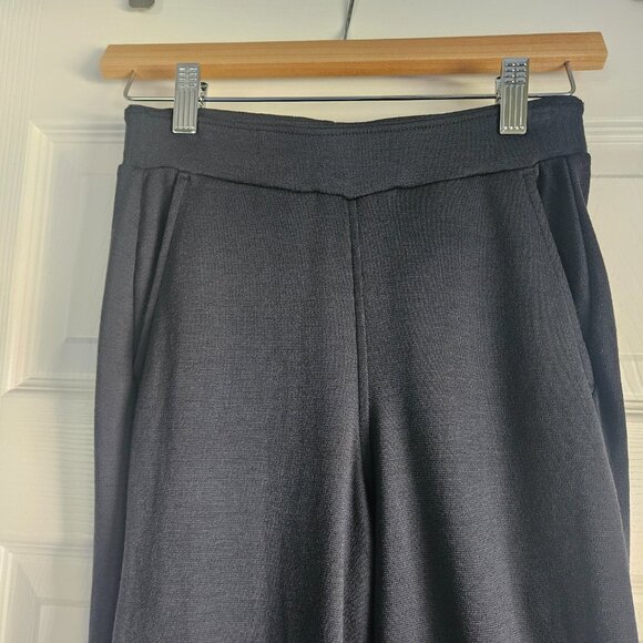 Wool& Frame Merino Wool Ponte Culotte - XS Washed Navy - Picture 5 of 9